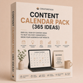Content Calendar Pack (365 Ideas)