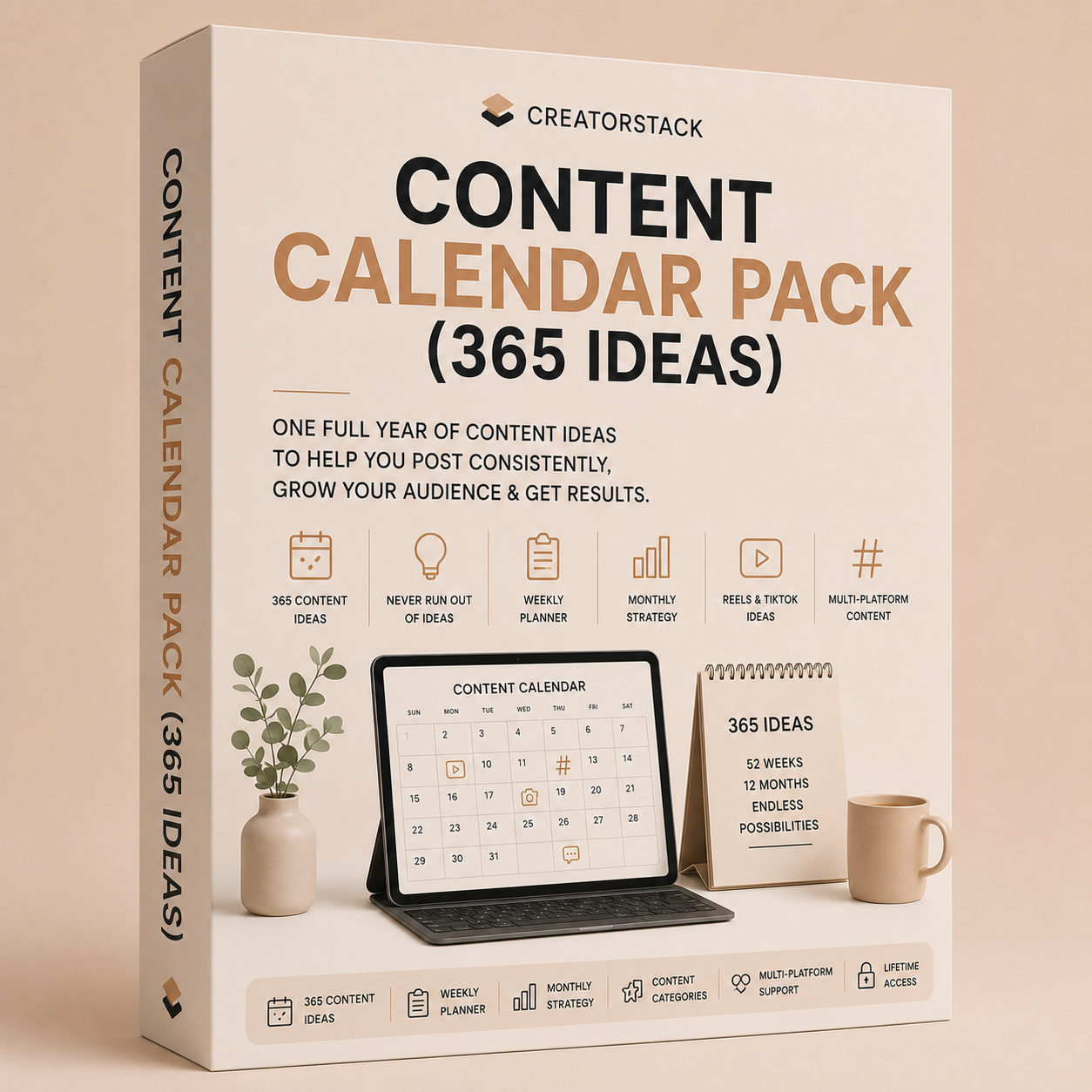 Content Calendar Pack (365 Ideas)